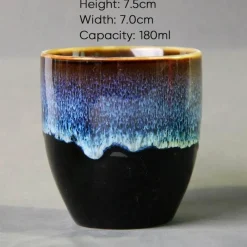 Plates u0026 More Küche & Esszimmer-Teetassen-Set aus Porzellan – Elegante Espressotassen aus Keramik