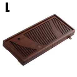 Brew Bliss Küche & Esszimmer-Teezeremonie-Tablett aus Bambus – Teeservice-Zubehör aus Massivholz