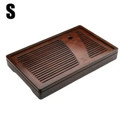 Brew Bliss Küche & Esszimmer-Teezeremonie-Tablett aus Bambus – Teeservice-Zubehör aus Massivholz