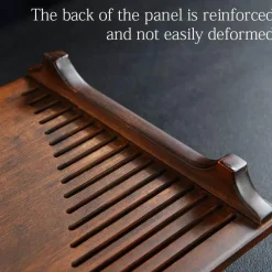 Brew Bliss Küche & Esszimmer-Teezeremonie-Tablett aus Bambus – Teeservice-Zubehör aus Massivholz