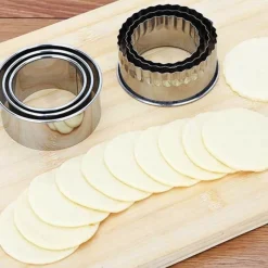 Tom Küche & Esszimmer-Teigtaschenausstecher-Set aus Edelstahl – Unverzichtbare Teigwerkzeuge für perfekt geformte Teigtaschen