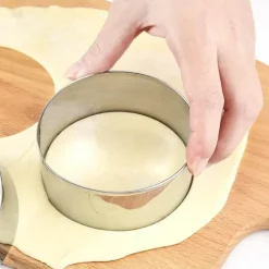 Tom Küche & Esszimmer-Teigtaschenausstecher-Set aus Edelstahl – Unverzichtbare Teigwerkzeuge für perfekt geformte Teigtaschen