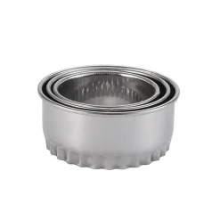 Tom Küche & Esszimmer-Teigtaschenausstecher-Set aus Edelstahl – Unverzichtbare Teigwerkzeuge für perfekt geformte Teigtaschen