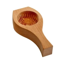 The Culinary Kit Küche & Esszimmer-Teigtaschenformer aus Holz – Mondförmige Form für selbstgemachte Teigtaschen