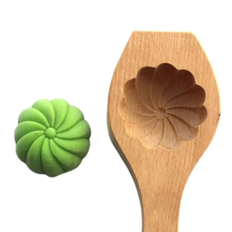 The Culinary Kit Küche & Esszimmer-Teigtaschenformer aus Holz – Mondförmige Form für selbstgemachte Teigtaschen