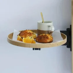 The Decor Haven Gadgets Für Zuhause-Teleskop-Couchtisch zur Wandmontage – platzsparender Mini-Tisch