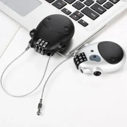 Decor Fahrräder & Verkehr-Teleskop-Fahrradschloss aus Stahl – langlebiges Seil-Sicherheitsschloss