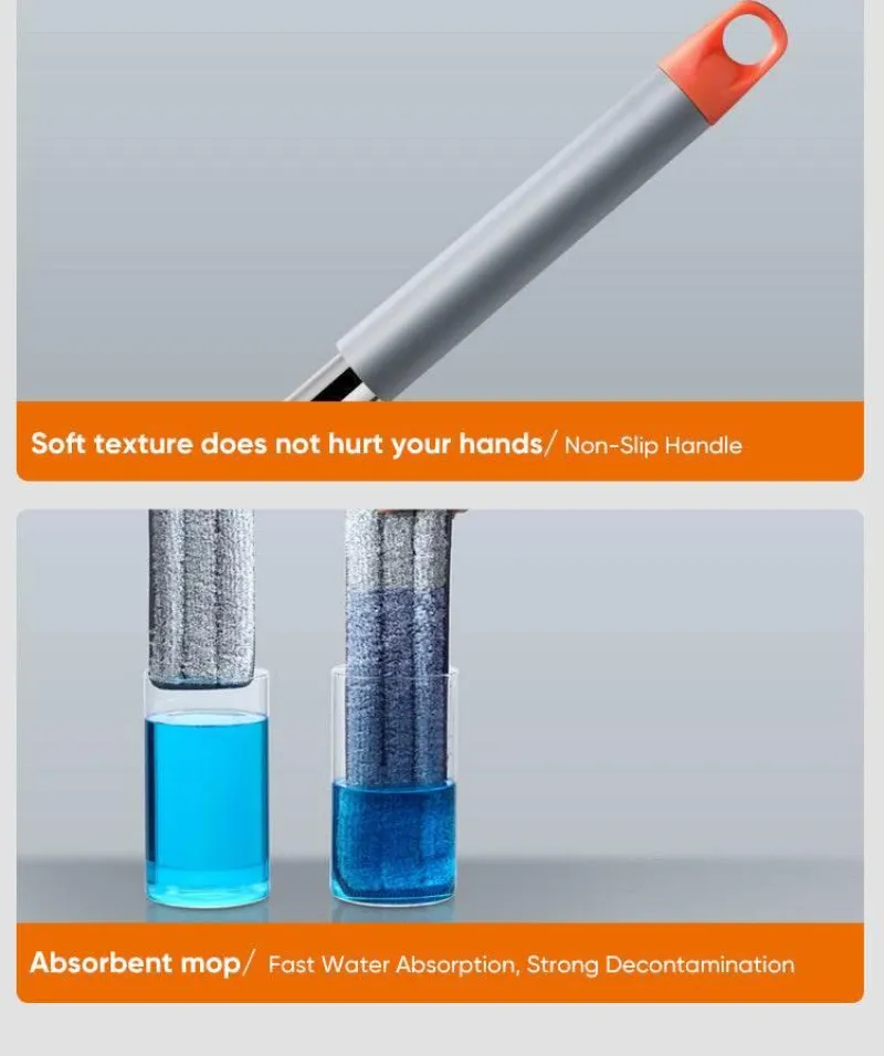 The Blissful Bath Badezimmer-Teleskop-Fensterschaberbürste – verstellbarer Reiniger mit langem Griff