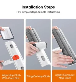 The Blissful Bath Badezimmer-Teleskop-Fensterschaberbürste – verstellbarer Reiniger mit langem Griff