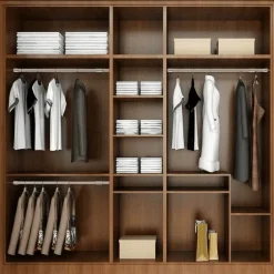 Room to Spare Aufbewahrung Und Organisation-Teleskop-Garderobenstange aus Edelstahl zum Aufhängen von Kleidung und Vorhängen