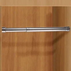 Room to Spare Aufbewahrung Und Organisation-Teleskop-Garderobenstange aus Edelstahl zum Aufhängen von Kleidung und Vorhängen