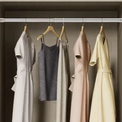 Room to Spare Aufbewahrung Und Organisation-Teleskop-Garderobenstange aus Edelstahl zum Aufhängen von Kleidung und Vorhängen