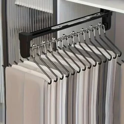 Room to Spare Aufbewahrung Und Organisation-Teleskop-Hosenbügel – Platzsparender Metall-Organizer für den Kleiderschrank