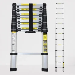 The Outdoor Vault Outdoor-Artikel|Heimwerkzeuge-Teleskop-Klappleiter – verstellbares, rutschfestes Design