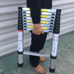 The Outdoor Vault Outdoor-Artikel|Heimwerkzeuge-Teleskop-Klappleiter – verstellbares, rutschfestes Design