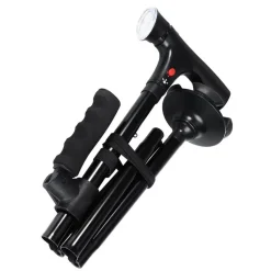 Decor Mobilitäts- Und Support-Tools-Teleskop-LED-Gehstock - Sicherheitsalarmstock