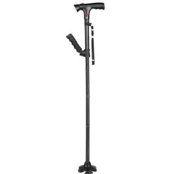 Decor Mobilitäts- Und Support-Tools-Teleskop-LED-Gehstock - Sicherheitsalarmstock