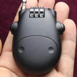 Wilderness Haven Fahrräder & Verkehr|Outdoor-Artikel-Teleskop-Stahldrahtschloss - Hochleistungs-Codeschloss