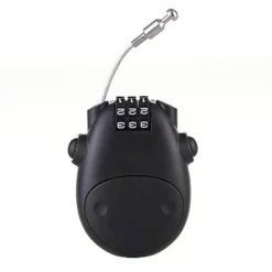 Wilderness Haven Fahrräder & Verkehr|Outdoor-Artikel-Teleskop-Stahldrahtschloss - Hochleistungs-Codeschloss