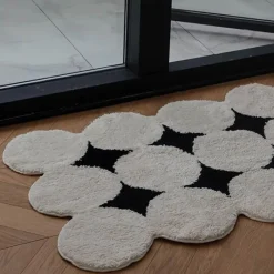 Warm Weaves Boden & Teppiche-Teppich mit Kreismuster – dekorativer Akzent für Ihr Zuhause