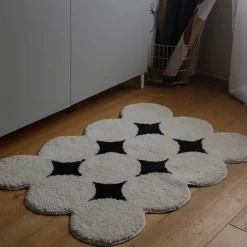 Warm Weaves Boden & Teppiche-Teppich mit Kreismuster – dekorativer Akzent für Ihr Zuhause