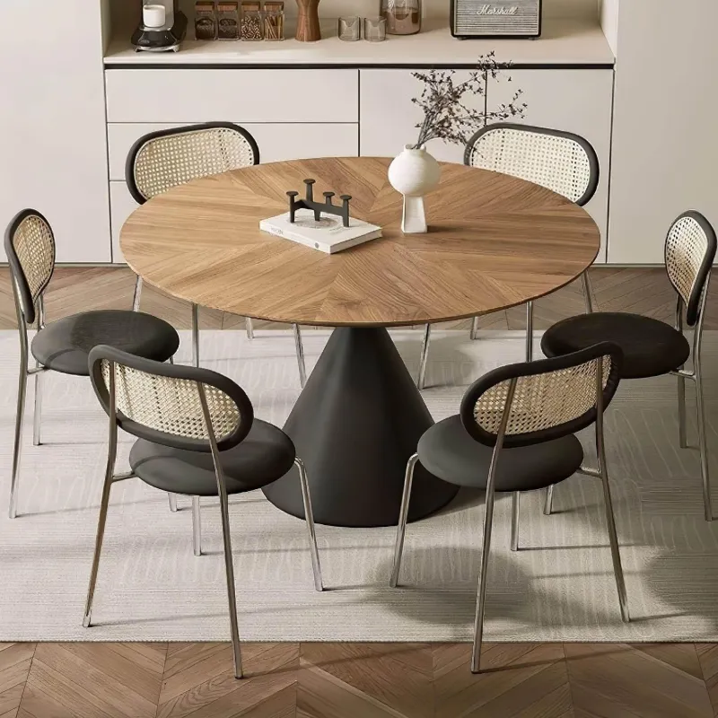 The Lounge Loft Möbel-Teresa Timber Esstisch – Rustikaler Esstisch aus Massivholz