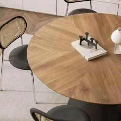 The Lounge Loft Möbel-Teresa Timber Esstisch – Rustikaler Esstisch aus Massivholz