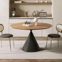 The Lounge Loft Möbel-Teresa Timber Esstisch – Rustikaler Esstisch aus Massivholz