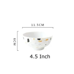 Elegance at the Table Küche & Esszimmer-Terrazzo-Keramik-Geschirrset – Moderne Geschirrkollektion