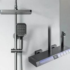 The Blissful Bath Badezimmer-Thermostatisches digitales Regenduschsystem - Spa-Therapie-Set