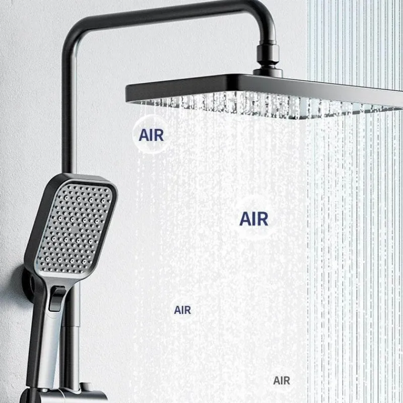 The Blissful Bath Badezimmer-Thermostatisches digitales Regenduschsystem - Spa-Therapie-Set