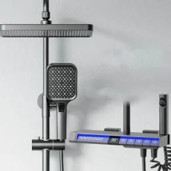 The Blissful Bath Badezimmer-Thermostatisches digitales Regenduschsystem - Spa-Therapie-Set