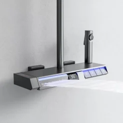 The Blissful Bath Badezimmer-Thermostatisches digitales Regenduschsystem - Spa-Therapie-Set