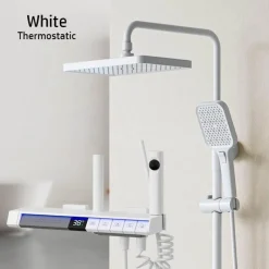 The Blissful Bath Badezimmer-Thermostatisches digitales Regenduschsystem - Spa-Therapie-Set