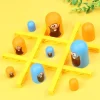 The Decor Haven Babyspielzeug-Tic Tac Toe Brettspiel – Kreatives Strategiespiel