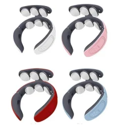 The Relaxation Nook Gesundheits-Gadgets|Gesundheits- Und Entspannungstools-Tiefenmassagegerät für Nacken und Schultern – 6-köpfiges Schmerzlinderungsgerät