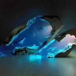 Willow u0026 Whim Beleuchtung-Tiefseetaucherlampe - Harz-Ozean-Dekor