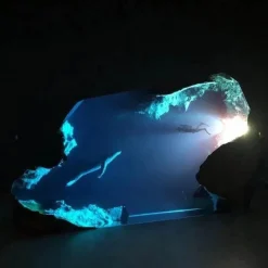 Willow u0026 Whim Beleuchtung-Tiefseetaucherlampe - Harz-Ozean-Dekor