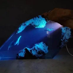 Willow u0026 Whim Beleuchtung-Tiefseetaucherlampe - Harz-Ozean-Dekor