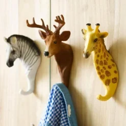Comfort u0026 Style Wohndeko-Tier-Wandhaken - Dekorative Kleiderbügel