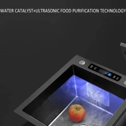 Space Savvy Küche & Esszimmer-Tischgeschirrspüler - Platzsparendes Gerät mit eingebauter Spüle