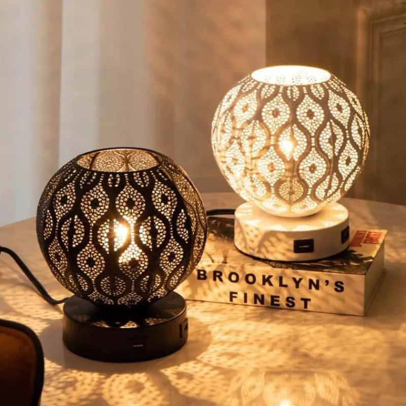 Bright Accents Beleuchtung-Tischlampe aus Schmiedeeisen – Elegante Beleuchtungsvorrichtung für Ihr Zuhause