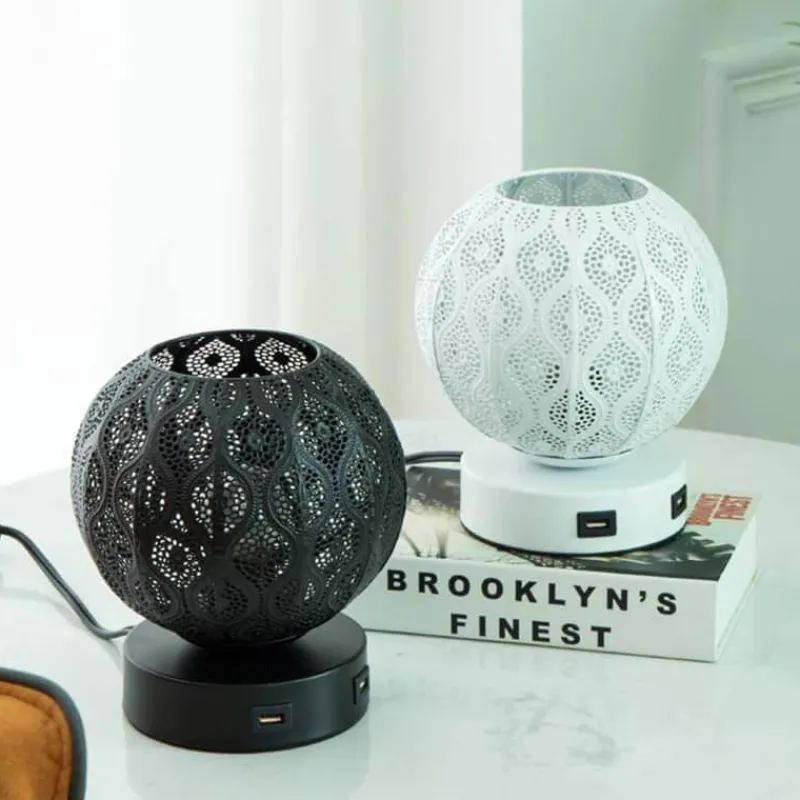 Bright Accents Beleuchtung-Tischlampe aus Schmiedeeisen – Elegante Beleuchtungsvorrichtung für Ihr Zuhause