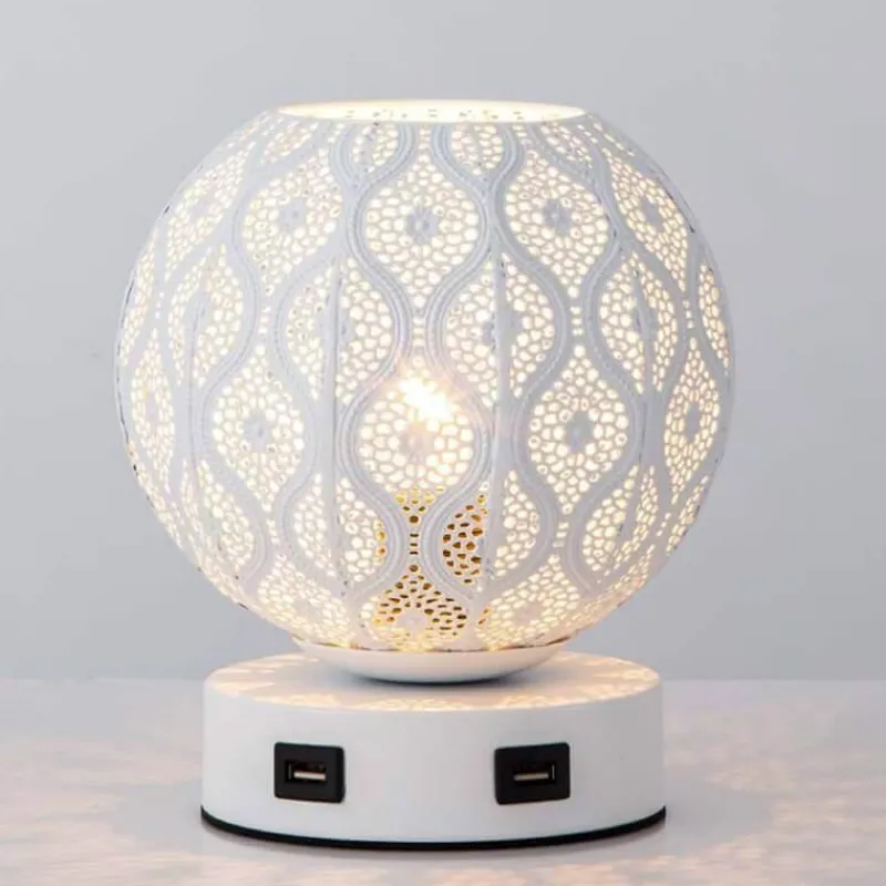 Bright Accents Beleuchtung-Tischlampe aus Schmiedeeisen – Elegante Beleuchtungsvorrichtung für Ihr Zuhause