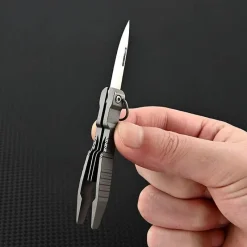 The Outdoor Vault Camping Im Freien|Outdoor-Artikel-Titan-Multitool-Pinzettenmesser – Langlebiges Alltagswerkzeug