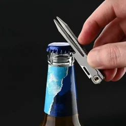 The Outdoor Vault Camping Im Freien|Outdoor-Artikel-Titan-Multitool-Pinzettenmesser – Langlebiges Alltagswerkzeug