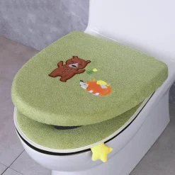 The Blissful Bath Badezimmer-Toilet Seat Organizer - Bathroom Storage Cover Solution