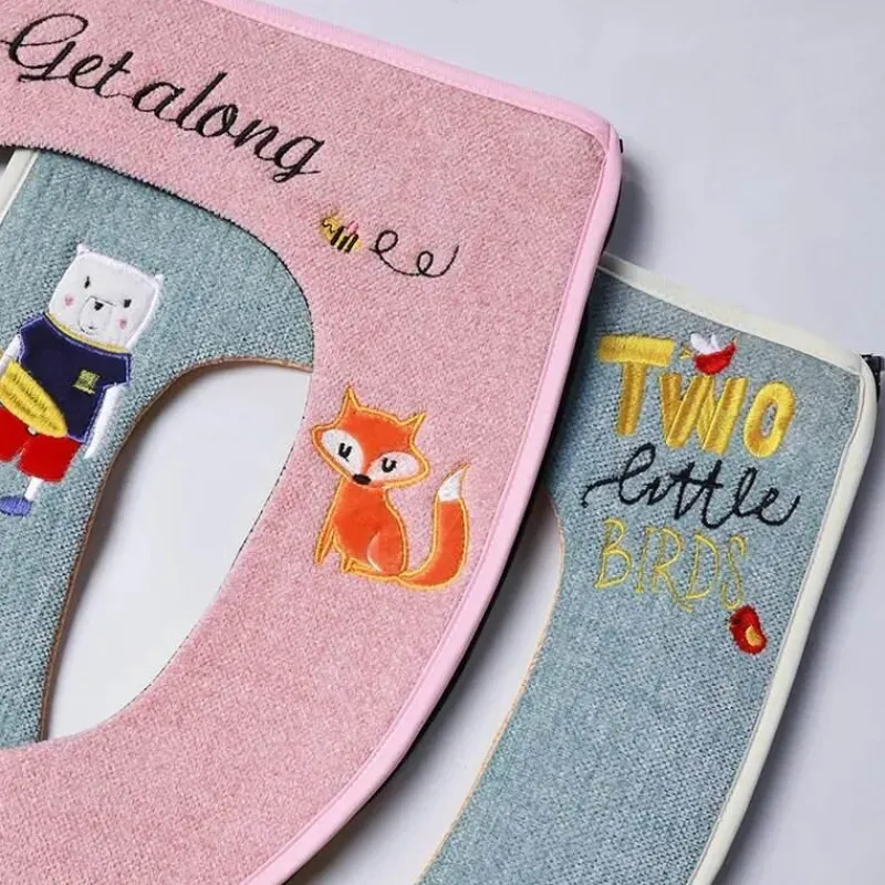 The Blissful Bath Badezimmer-Toilet Seat Organizer - Bathroom Storage Cover Solution