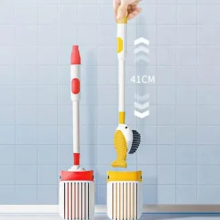 The Blissful Bath Badezimmer-Toilettenbürste in Entenform – 360-Grad-Reinigungswerkzeug