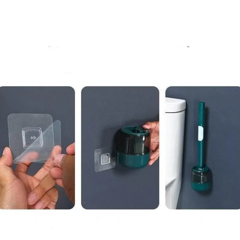 The Blissful Bath Badezimmer-Toilettenbürste mit langem Griff und Seifenspender – Toilettenreinigungswerkzeug